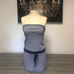 American eagle cotton striped mini dress